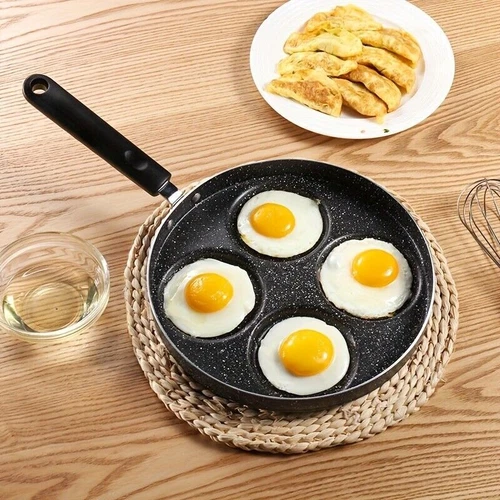 Egg Pan Omelette Pan, 4-Cup Nonstick Granite Omelette Skillet - Pancake Pan - Picture 9 of 10