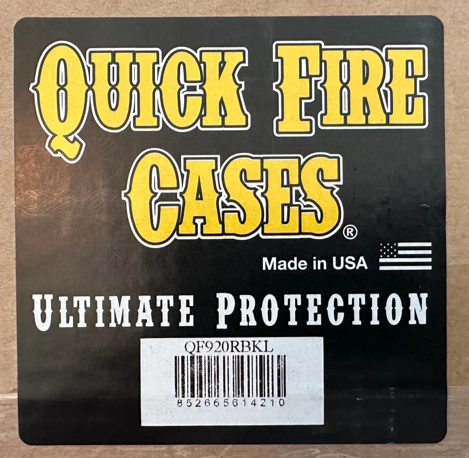 Quick Fire QF920RBKL Rolling Pistol Case Watertight w/ Locks: LARGE CAPACITY - Image 3 of 4