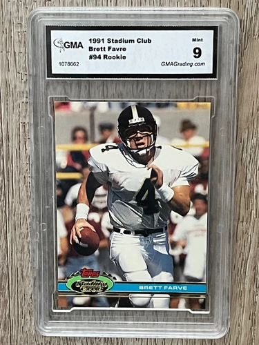 1991 Topps Stadium Club - #94 Brett Favre (RC) 9