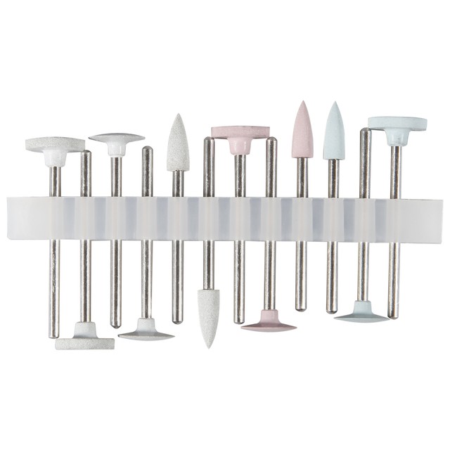 Dental Porcelain Polishing Burs Kits for Low Speed Handpiece Straight