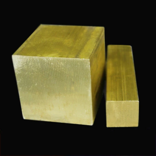 BRASS SQUARE BAR/Cube - SOLID - many Lengths & diameters - lathe milling