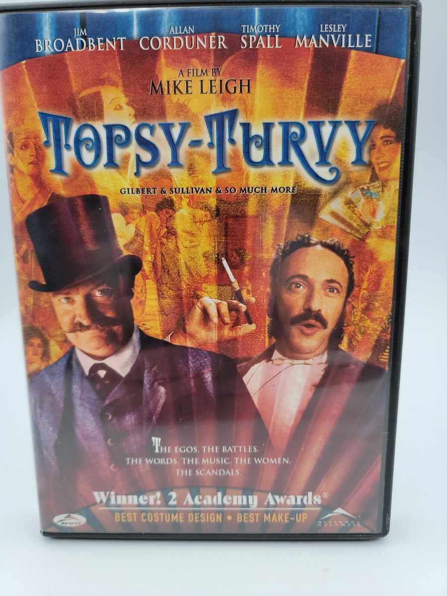Topsy Turvy (DVD, 1999) Gilbert & Sullivan Mike Leigh Jim