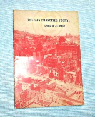 VINTAGE BOOKLET LONDON INSURANCE CO PAID TO SAN FRANCISCO 8 MILLION 1906 EQ