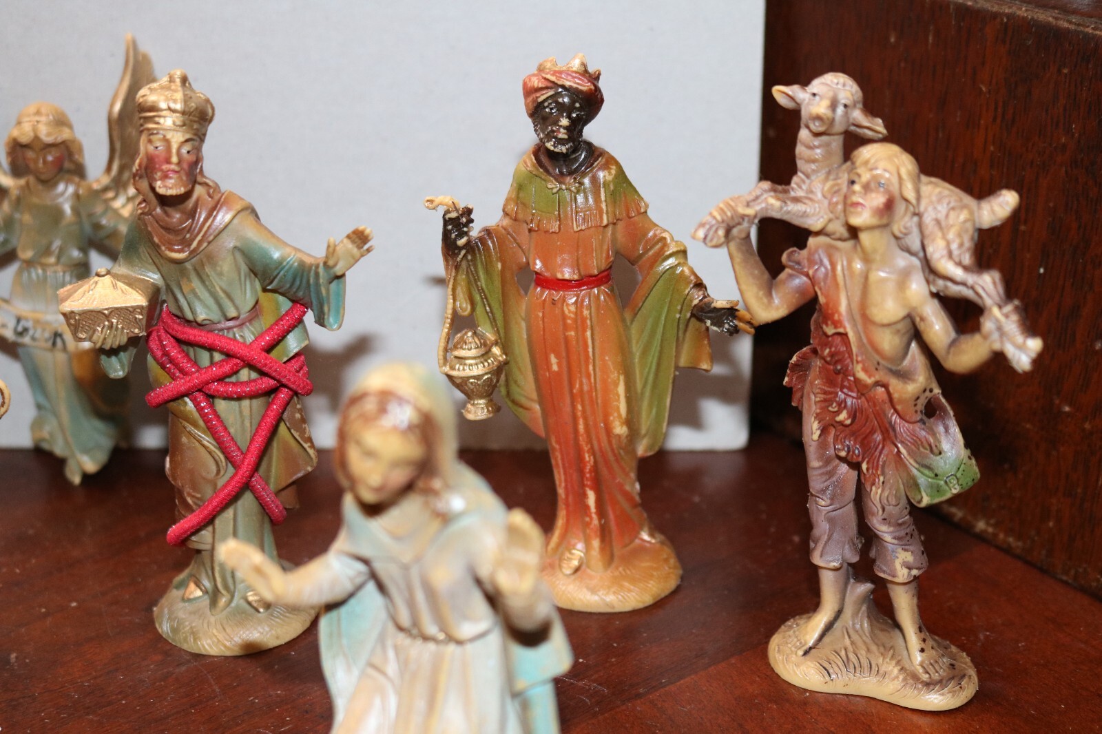 Lot of 7 Plastic NATIVITY FIGURES eBay