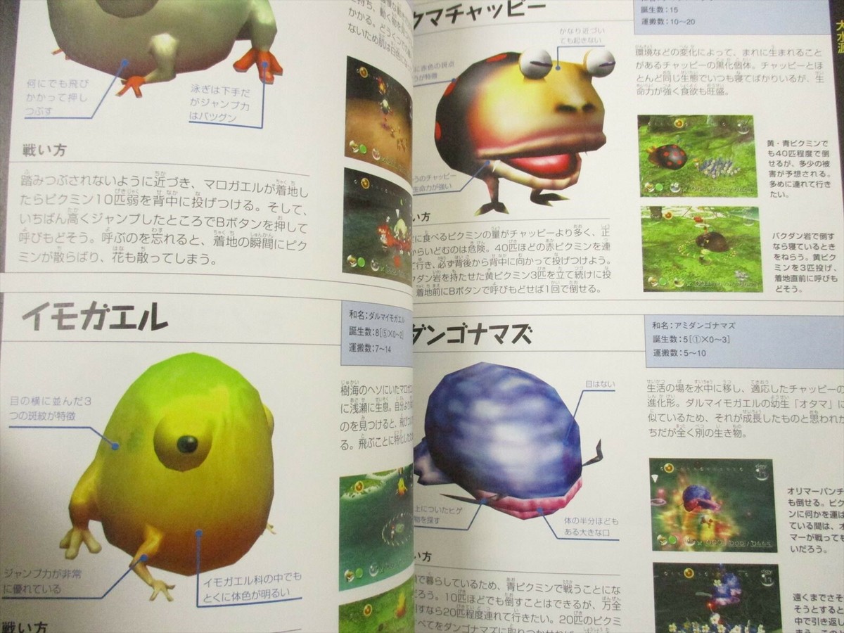 PIKMIN Nintendo Official Guide w/Papercraft GameCube Book 2001