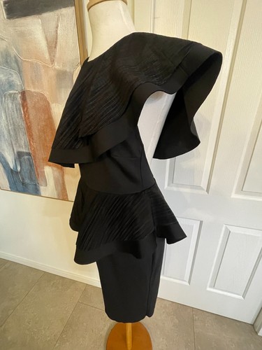 Womens Dress ASOS Sexy Black Dress Open Back Size UK 14 US 10 EU 42 - Picture 21 of 22