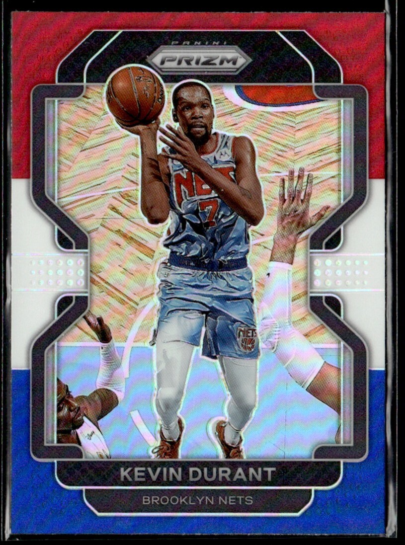 2021-22 Panini Prizm RWB Kevin Durant Brooklyn Nets #120