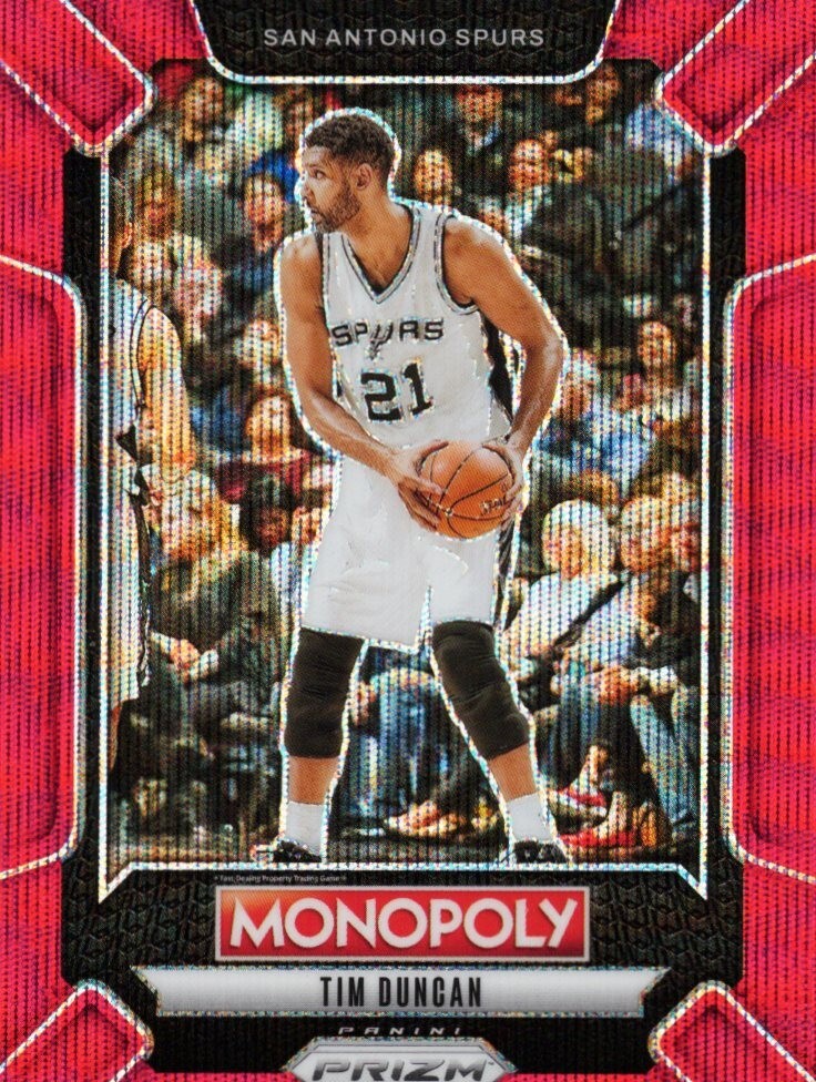 2024-25 Panini Prizm Basketball Monopoly Tim Duncan #LEG5