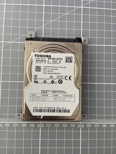 Gebrauchte Toshiba 320GB (MK3261GSYN) 7200rpm SATA2 16MB Notebook Festplatte (2,5 Zoll)