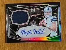 Mike White Panini 2018 Obsidian  RPA Bengals ...