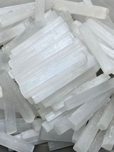 Selenite Sticks -  3" - 100% Crystal- Blades Bulk Cleansing Charging