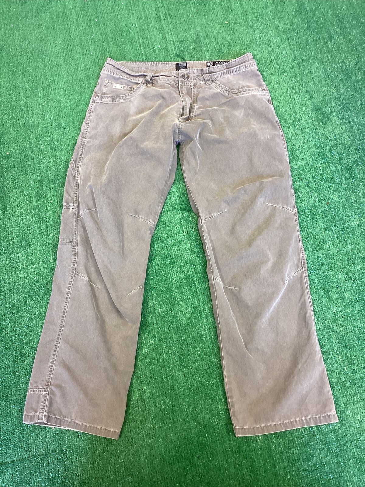 KUHL Pants Mens 34x28 Brown Flat Front Revolvr Vi… - image 3