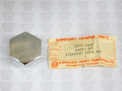 Kawasaki NOS NEW 44042-001 Steering Stem Nut C2 C2SS C2TR