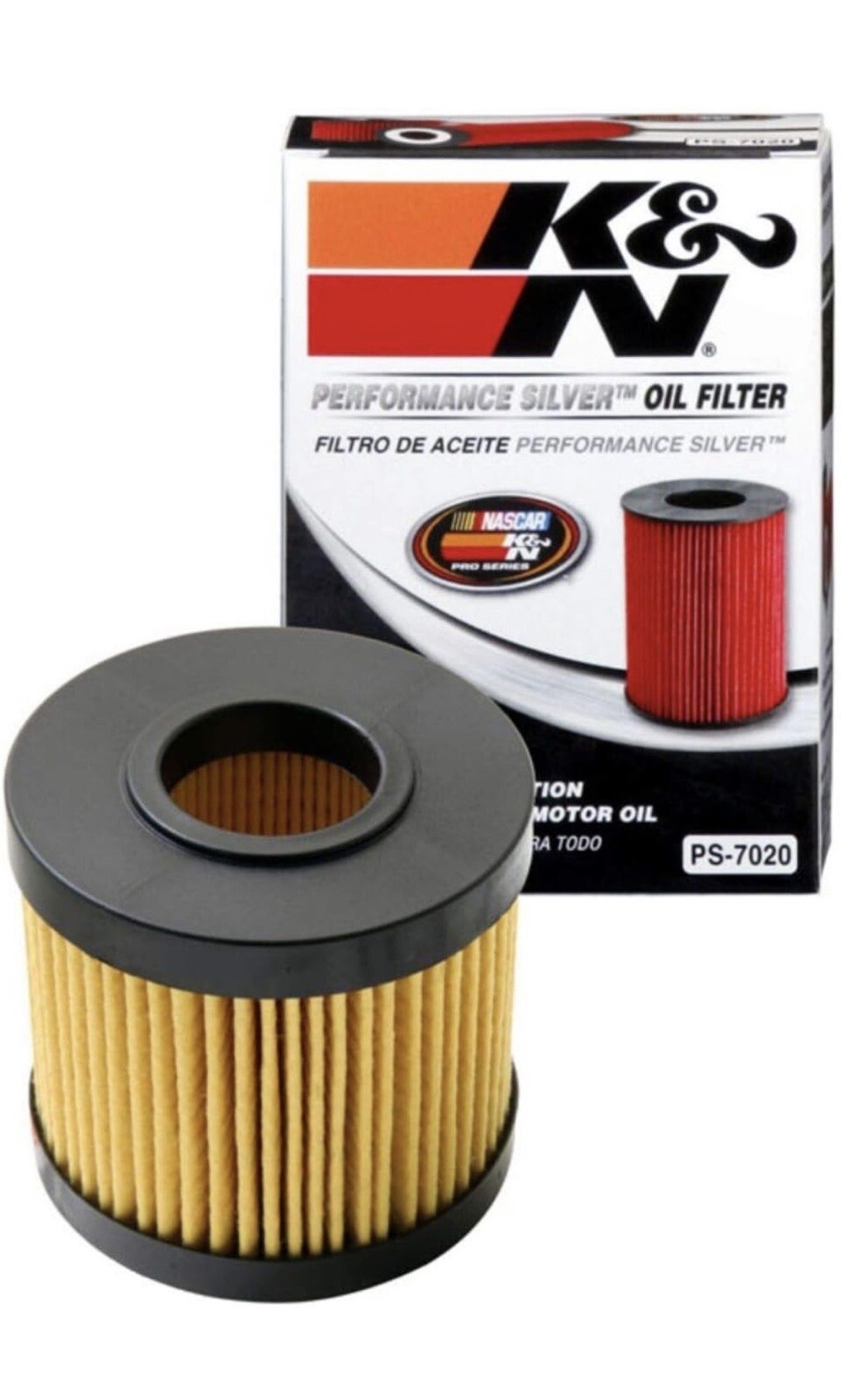 K&N Performance Silver oil filter PS-7020