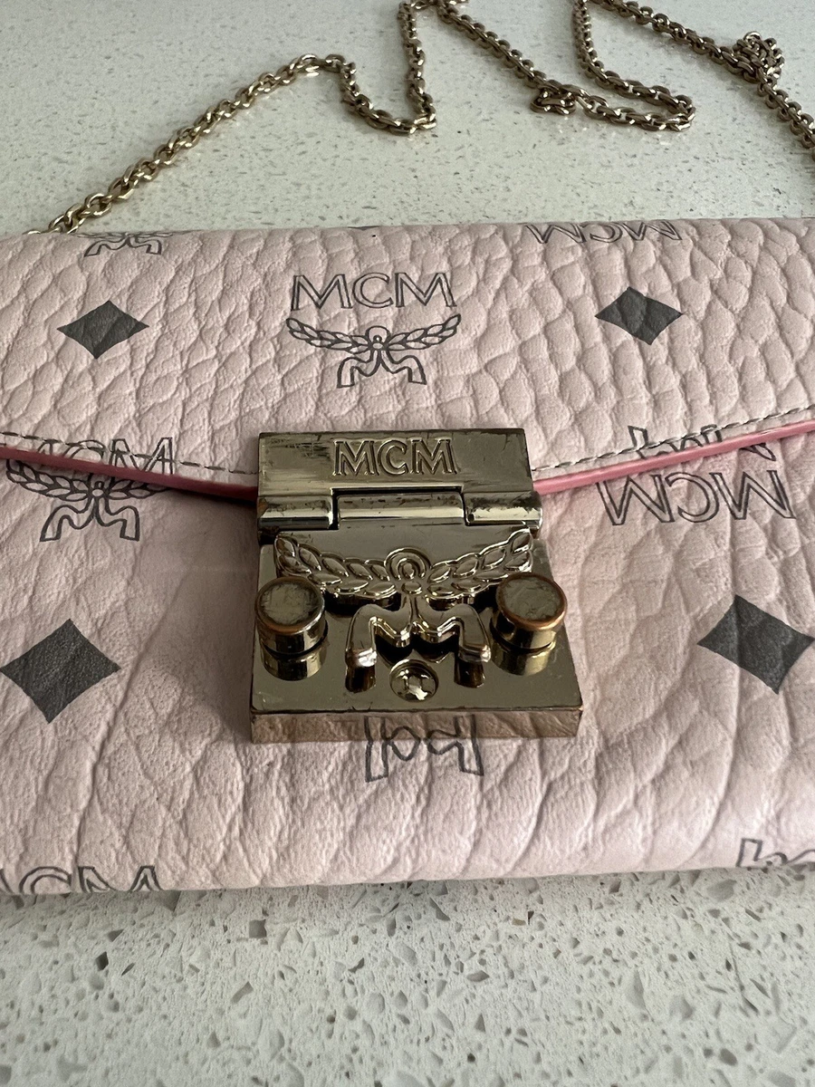 Mcm pink sling bag, Women's Fashion, Bags & Wallets, Cross-body