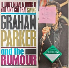 Graham Parker & The Rumour It Don't Mean A Thing Vinyl Record LP VG+/VG PRICE62