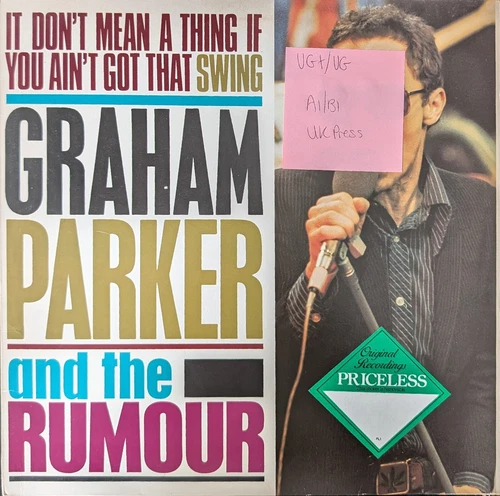 Graham Parker & The Rumour It Don't Mean A Thing Vinyl Record VG+/VG PRICE62 