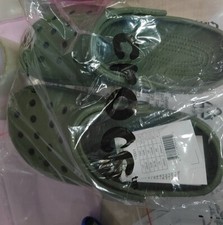 Original Crocs Classic Clog - Khaki Green - Women W12 / Men M10 - Brand New