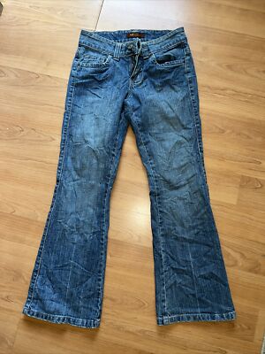 LEE Women's One True Fit Lower On The Waist Boot BLUE Jeans Size: 3/4P  (Petite)
