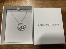 New sterling silver diamond necklace MSRP 120