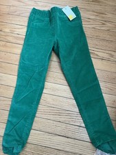 Mini Boden Kids Size 7 Corduroy Leggings Green Pants 122cm Unisex Pant