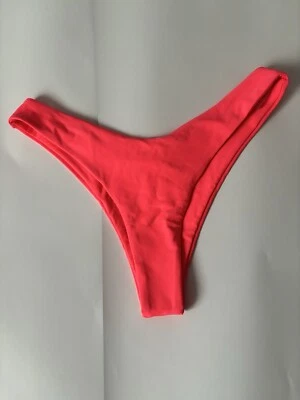 tanga string de bain corail fluo sexy Shein taille L - Photo 1/4