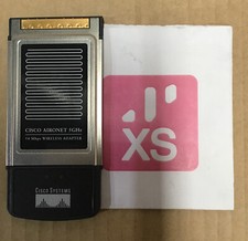 AIR-CB20A-A-K9 Cisco 802.11a CardBus Adapt w/Int Ant, FCC Cnfg