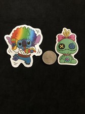 Disney Stickers - Lot of 2 - Stitch - New