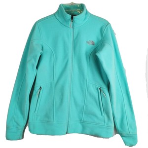 turquoise north face jacket