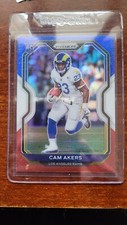 2020 Panini Prizm Cam Akers Red White Blue Prizm #376 Rookie RC RWB