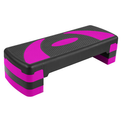 BalanceFrom Adjustable Workout Aerobic Step Platform Trainer w/Raisers(Open Box)