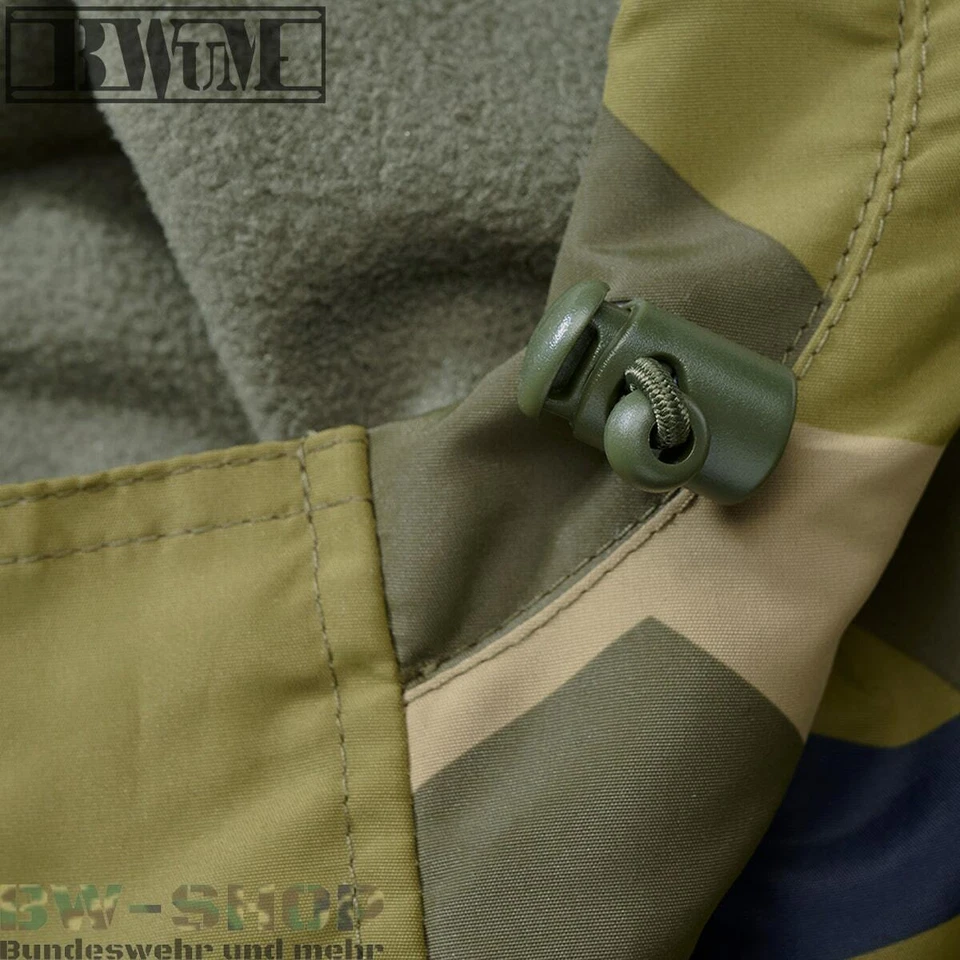 BWuM WINDBREAKER MIT ZIPPER GEFÜTTERT REGENJACKE WINDJACKE KAPUZE ARMY JACKE RV - Bild 3 von 4