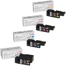 Xerox Phaser 6010 R01630,R01627,R01628,R01629 Standard Yield Toner Crtg Set