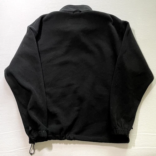 Vintage Iceberg History Fleece Zip Up Jacket Large Black Gorpcore 90s Rap Hiphop image 7