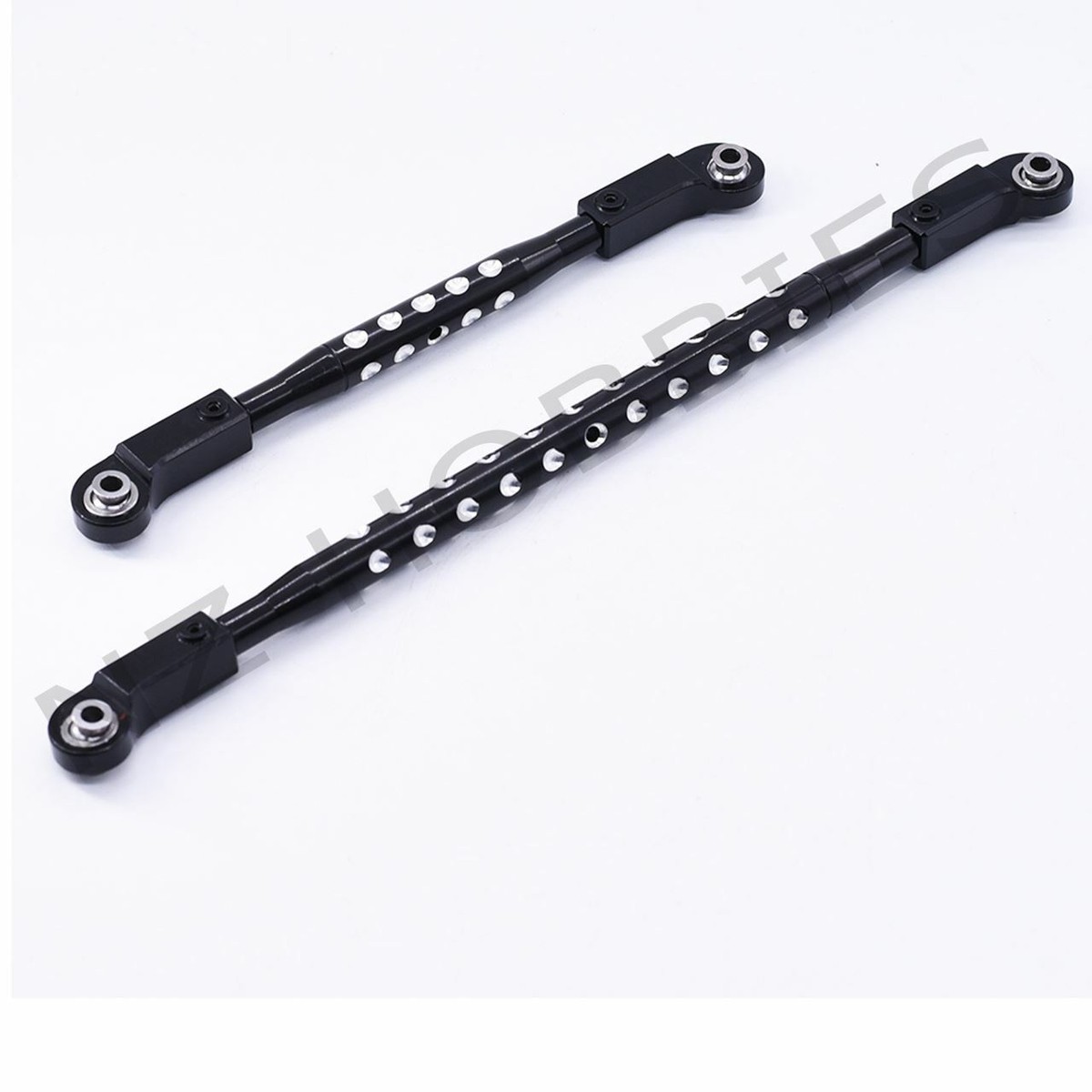 NZH Aluminum CNC Steering Rod Set BLACK : Axial SCX6 Car 2pcs