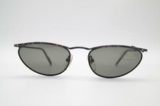 Vintage Eschenbach 6284 Black Multicolored Oval Sunglasses NOS
