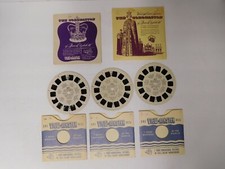 Vtg Sawyer  s Queen Elizabeth Set View Master Photo Reel Slide Stereo 3D Pictures