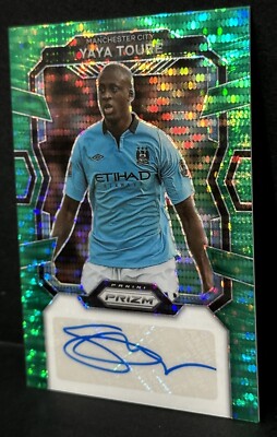 22-23 Panini Prizm YAYA TOURE 直筆サインカード Yaya Toure 2023 Prizm Premier League #S-YT Signatures - Silver /99