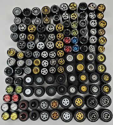 Real Rubber Tires Wheels 4 MOST diecast 1:64 GASSER MUSCLE JDM 4X4 DONK LOWRIDER