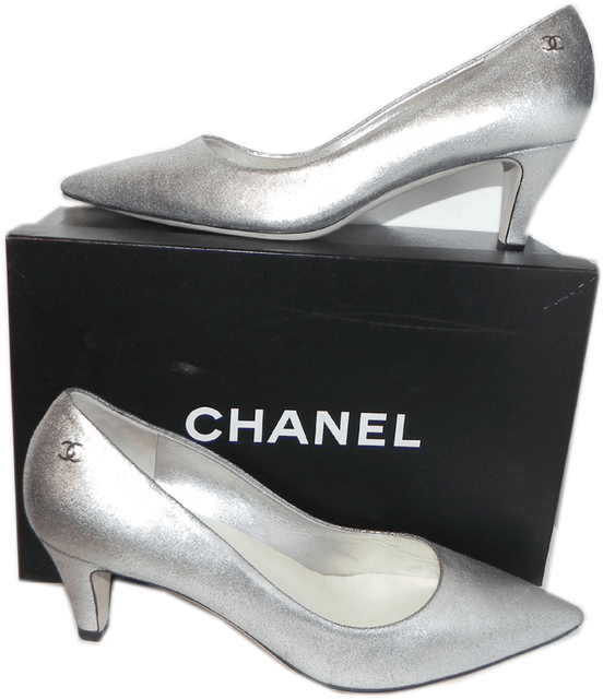 chanel pointed toe heels