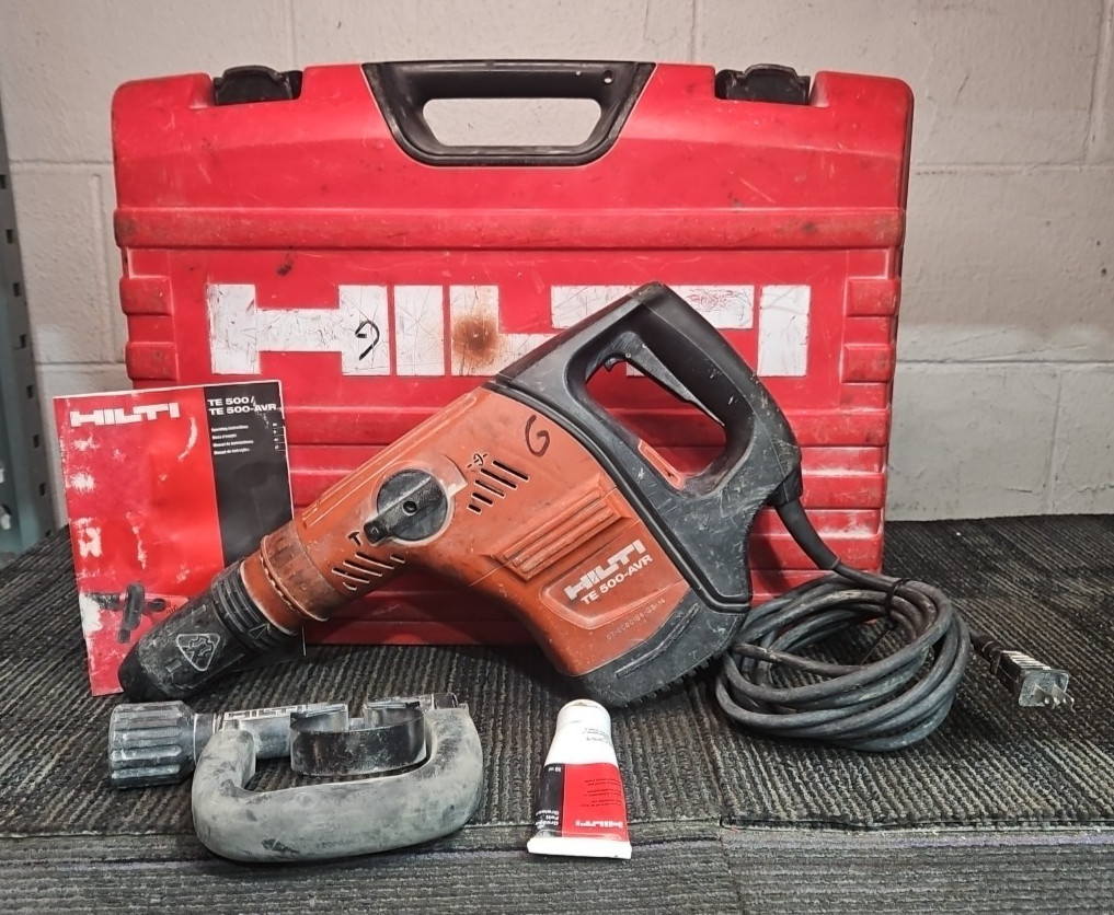 Hilti TE 500-AVR Corded Breaker Hammer with Hard Case