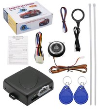 Car Alarm Start Stop Button Engine RFID Keyless Entry System Push Button Starter