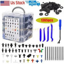 1365Pcs Car Push Retainer Clips Body Clips Plastic Fasteners Kit Fender Rivet Cl