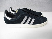 Adidas Originals Mens Sz 10.5 Campus 80s Black Metallic Silver GX7330