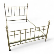 Brass Bedstead Victorian Style Double 4ft 6in Antique Bed Style Frame