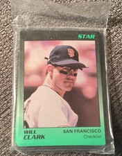 1989 Will Clark Star Company 11-card Factory Sealed Set