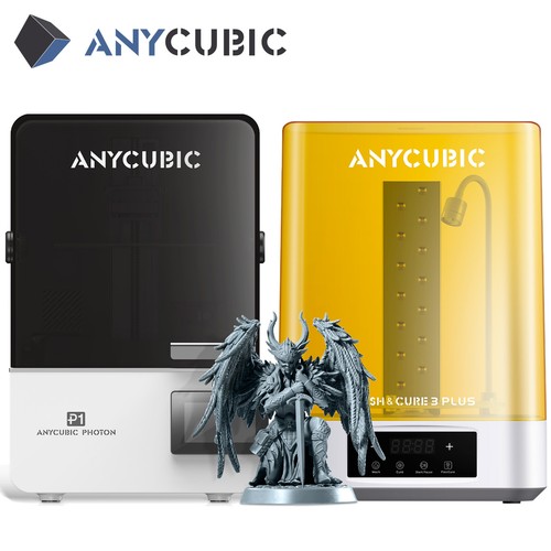 ANYCUBIC Photon P1 14K Resin 3D Printer Dual-Material Print + Cure&Wash 3 Plus