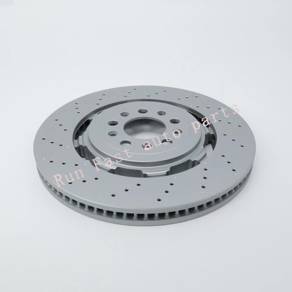 1x Front Brake Rotor For 2017-24 Alfa Romeo Giulia Stelvio Quadrifoglio 2.9L V6 - Image 2 of 4