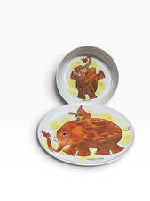 Lenox Plastics Child s Plate Bowl Set Of 2 NELLIEPHANT Lenoxware