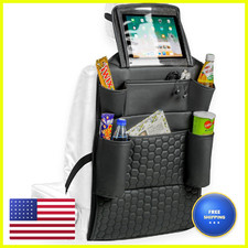 Owleys Back Of Seat Organizer For Kids Transparent Tablet 8 Travel Accessory